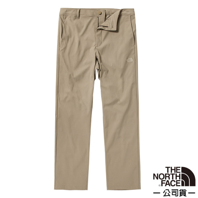 【美國 The North Face】女 吸濕排汗防潑水休閒長褲.機能快乾休閒褲.運動褲/5AYB-CEL 卡其 V✿30E010